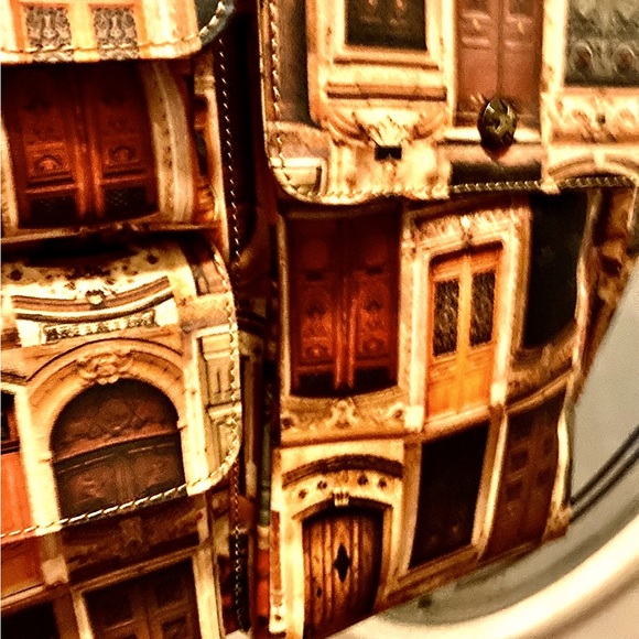 NWT~RARE P. Nash Sorlana LuxuryTravel XL Bag/Shoulder “Doorways to Italy” Tote - Picture 3 of 9